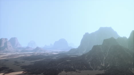 paisaje de un planeta alienígena