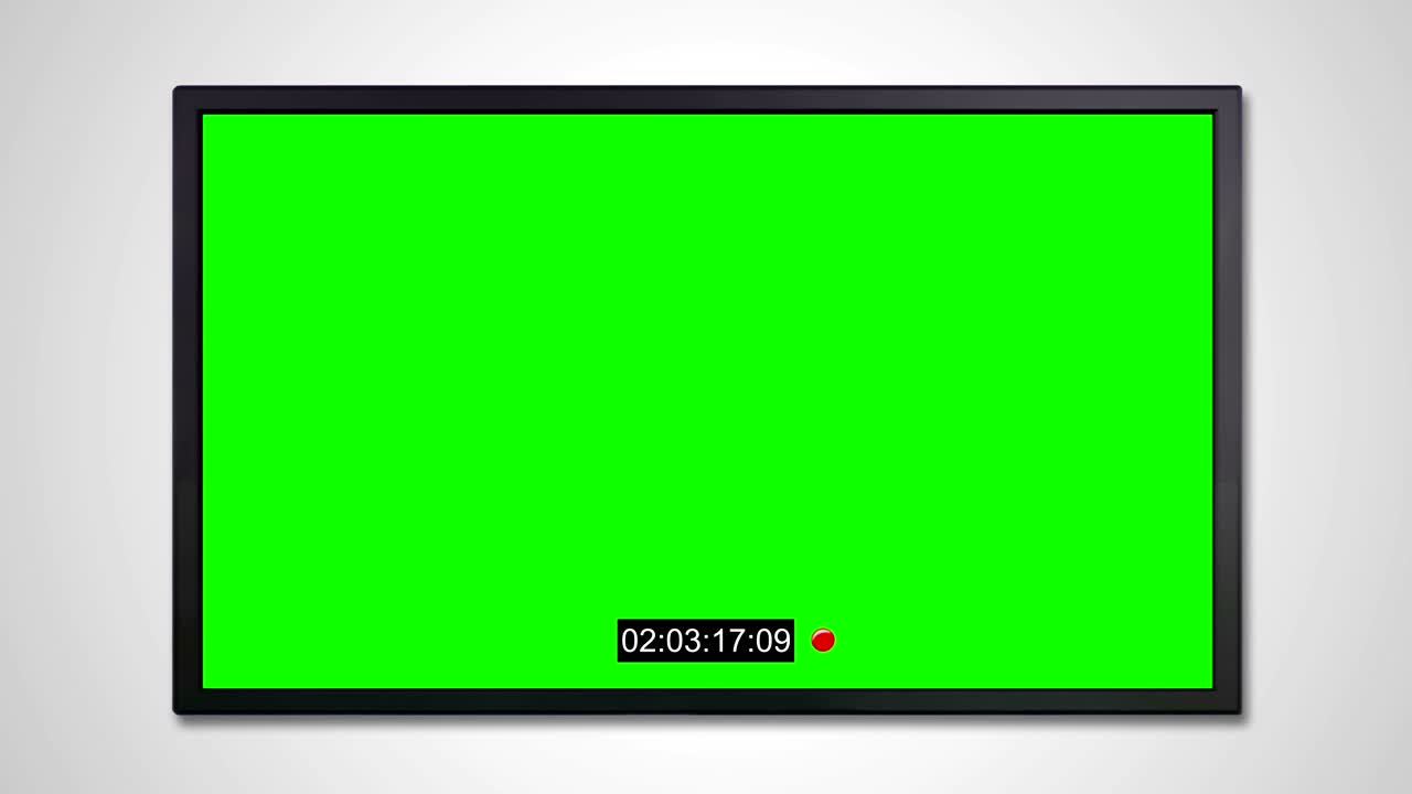 비디오 감시의 tv 표시
