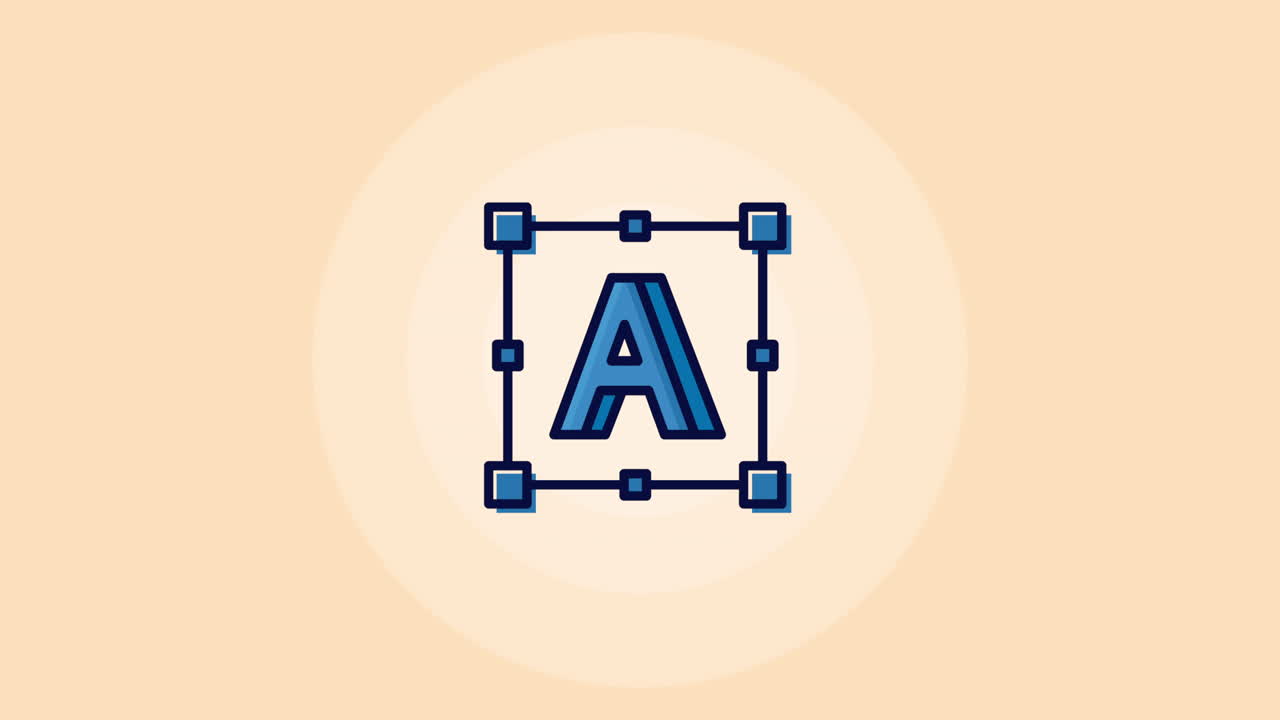 estudio de diseño gráfico letra en cuadrado