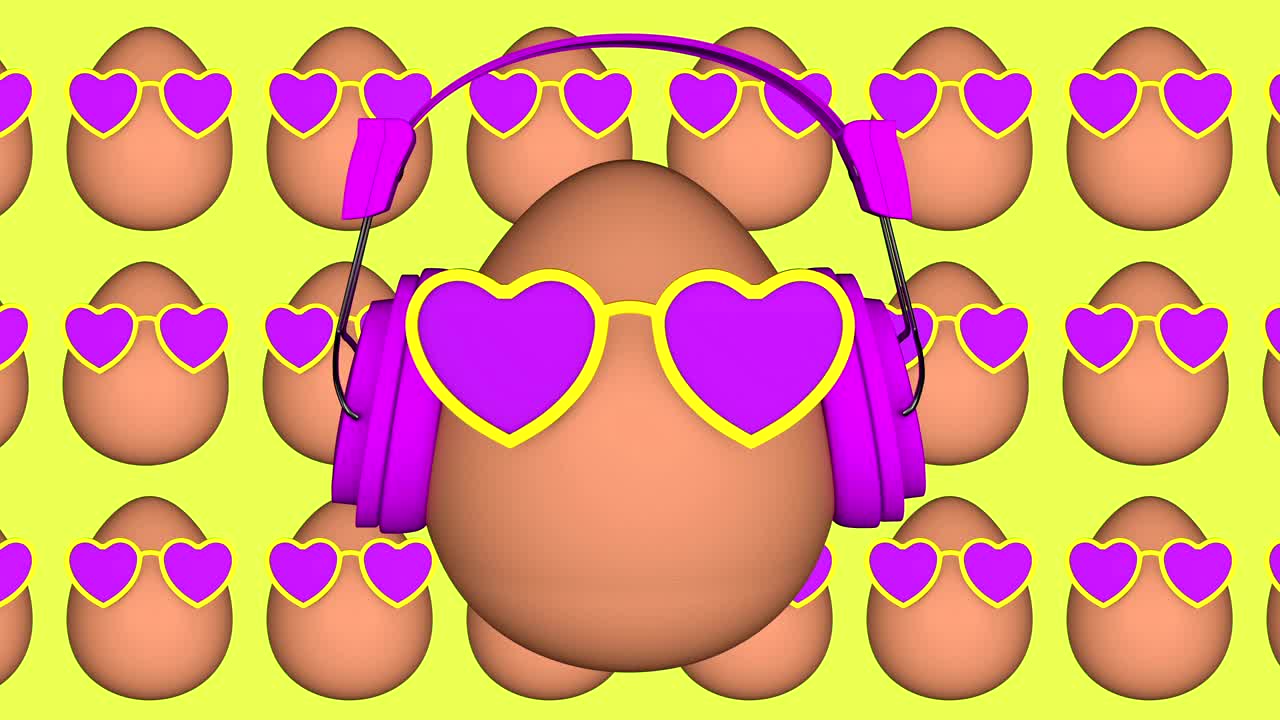 멋진 달의 3d 애니메이션, 루프