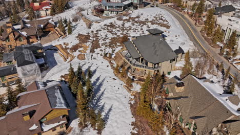 park city utah aerial v birds eye view