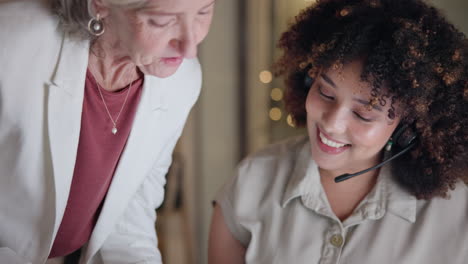 Coaching, tablet or happy manager in call center