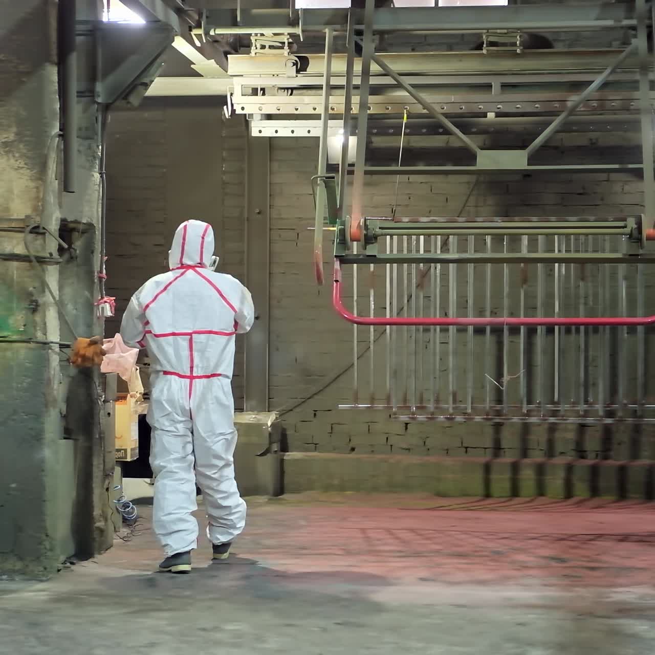 Industrial metal coating