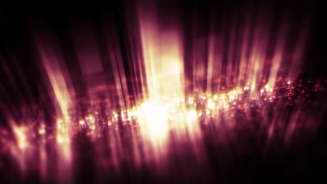 futuristic network simulation blending ai, quantum physics, and deep learning, with a particle matrix analyzing data in a sleek, background animation display