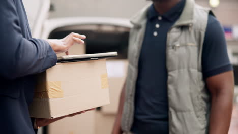 delivery of package
