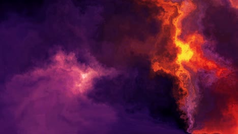abstract colorful paint background loop
