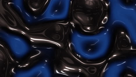 Smooth,-shiny-blue-liquid-flowing-down-a-wall-liquid-metal-vibes