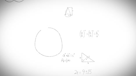 fórmulas matemáticas en la pizarra