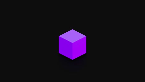 cube abstract 3d render of geometric background, motion design. seamlessly looped animation.