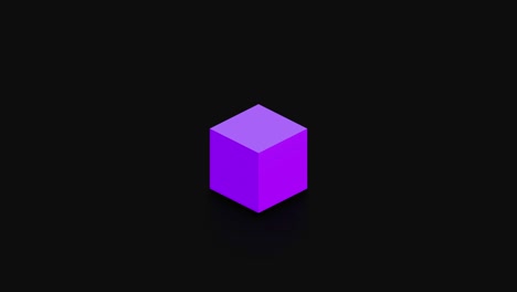 cube abstract render 3d de fondo geométrico, diseño de movimiento. animación en bucle sin problemas.