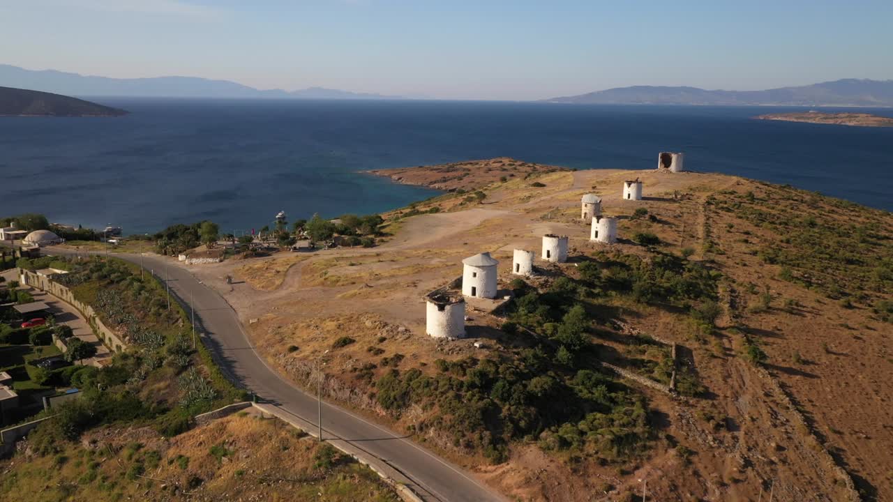 The windmills of ancient Bodrum.