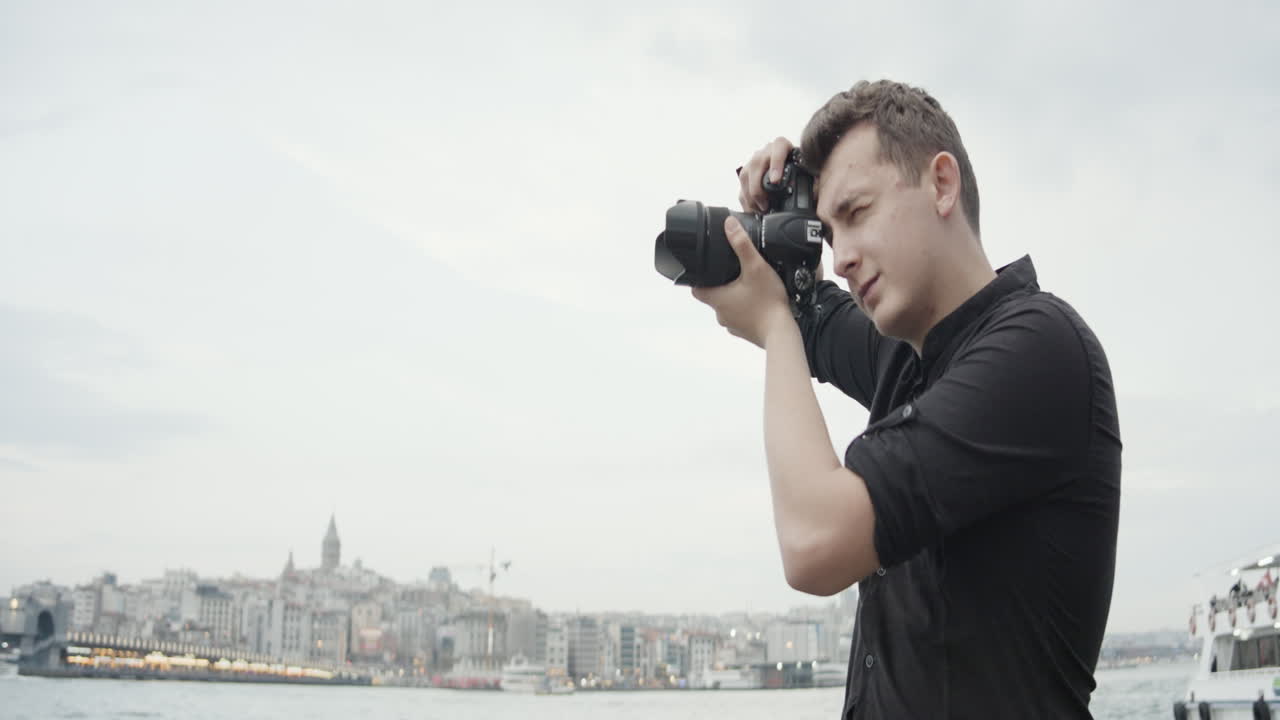 Fotógrafo Tirando Fotos em Istambul