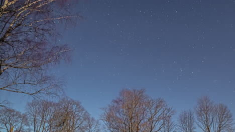Timelapse-of-the-rotational-motion-of-the-earth,-causing-the-appearance-of-the-stars-moving-throughout-the-night-sky