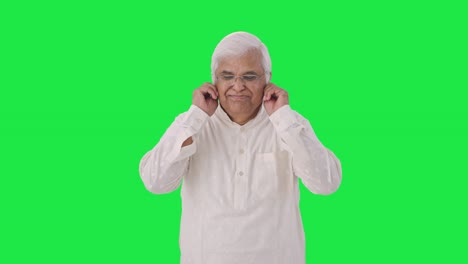 Guilty-Indian-old-man-saying-sorry-and-apologizing-Green-screen