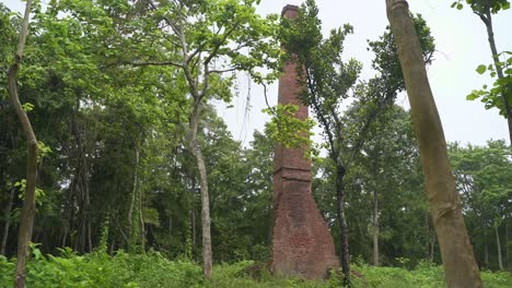 the nilakuti or indigo factory built during the british rule today lies in a dilapidated and abandoned state in the forest