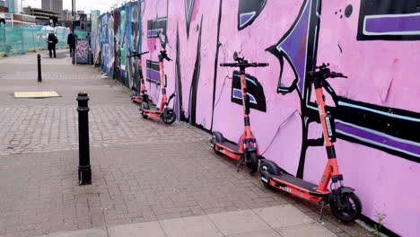 public electric hire electric scooters in birmingham city