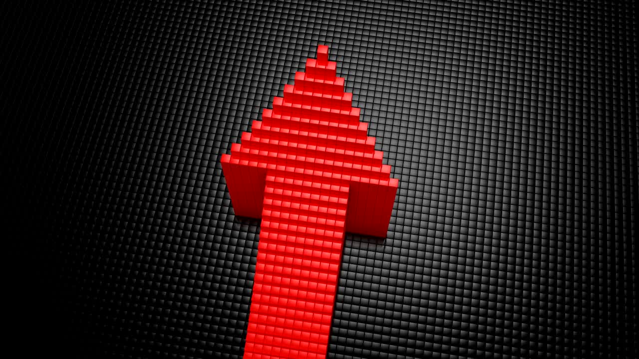 상자는 화살표를 형성했습니다.