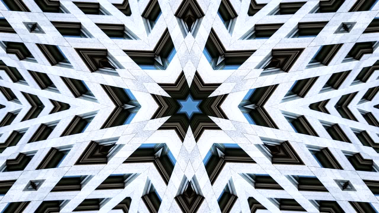 Abstract Kaleidoscopic Pattern
