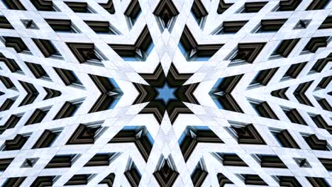 patrón kaleidoscópico abstracto