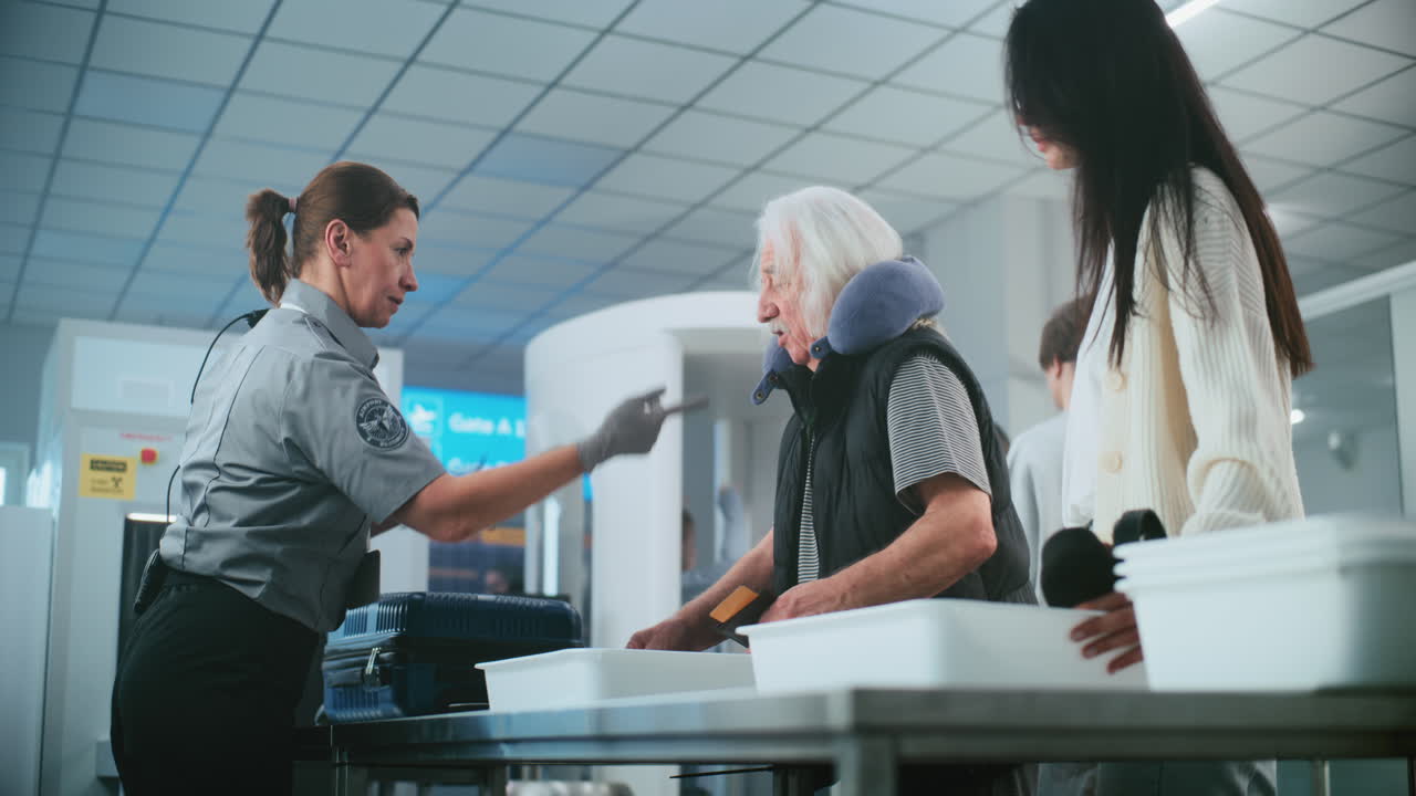 проверка безопасности в аэропорту