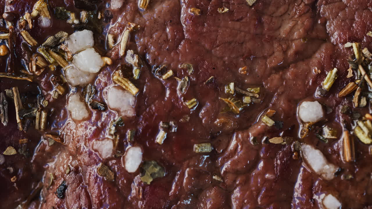 Close up of the condiments on a stake on a white plate at a restaurant