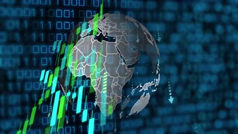 Animación-Del-Procesamiento-De-Datos-Sobre-El-Mundo