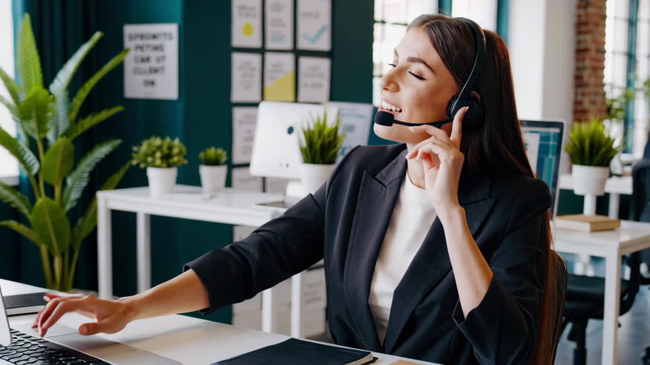 empresaria en el trabajo