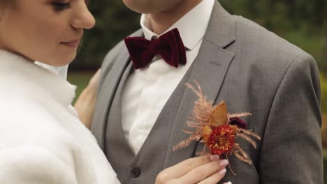 romantic wedding couple