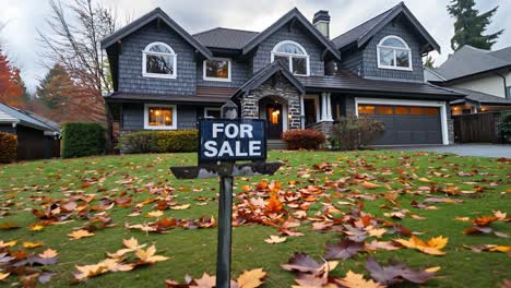 house for sale in autumn