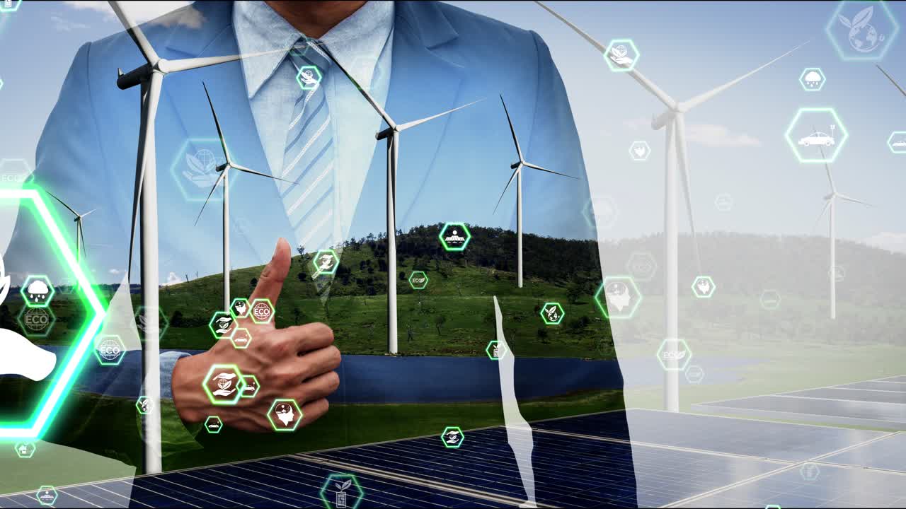 개념적 환경 보존과 지속 가능한 esg 개발