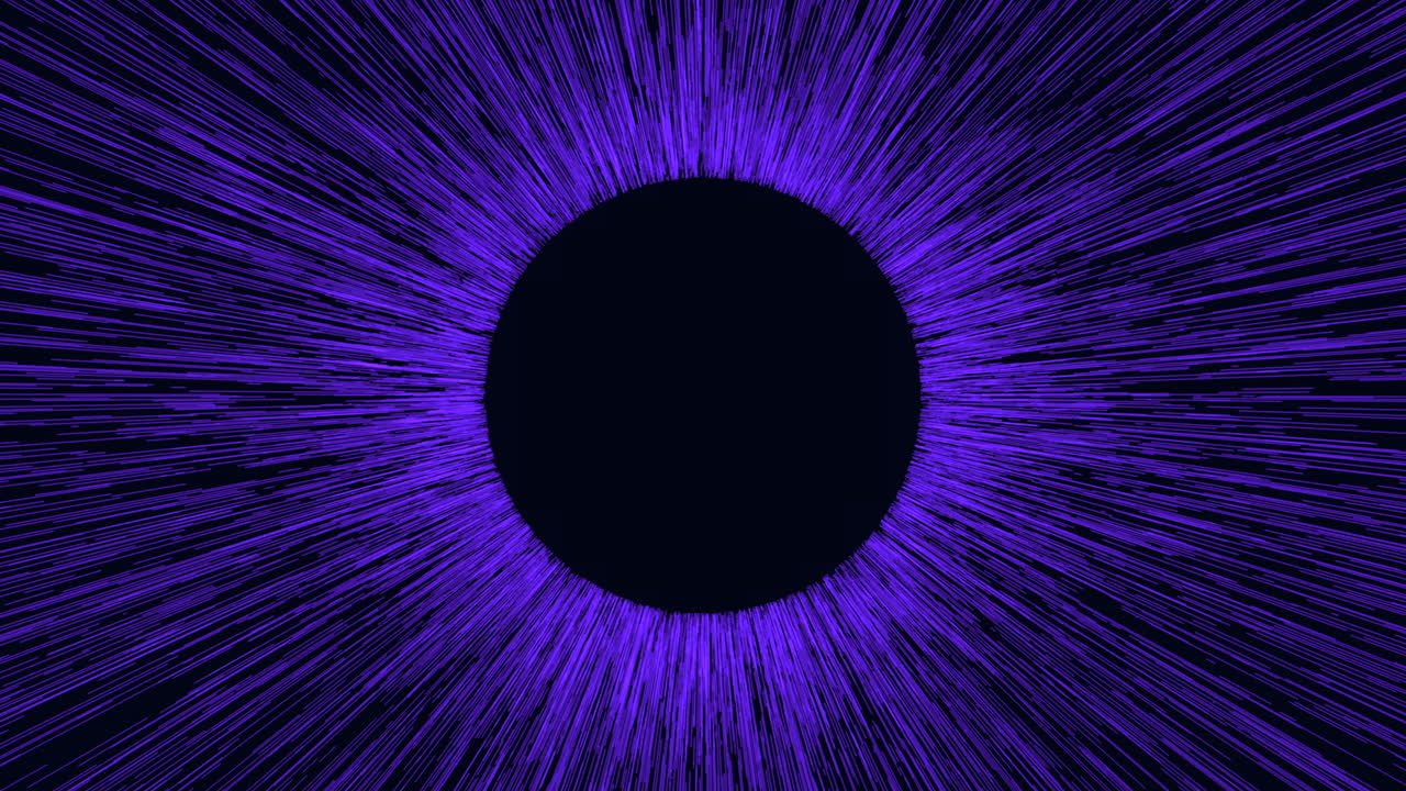 rayos de luz de la estrella en la galaxia 6