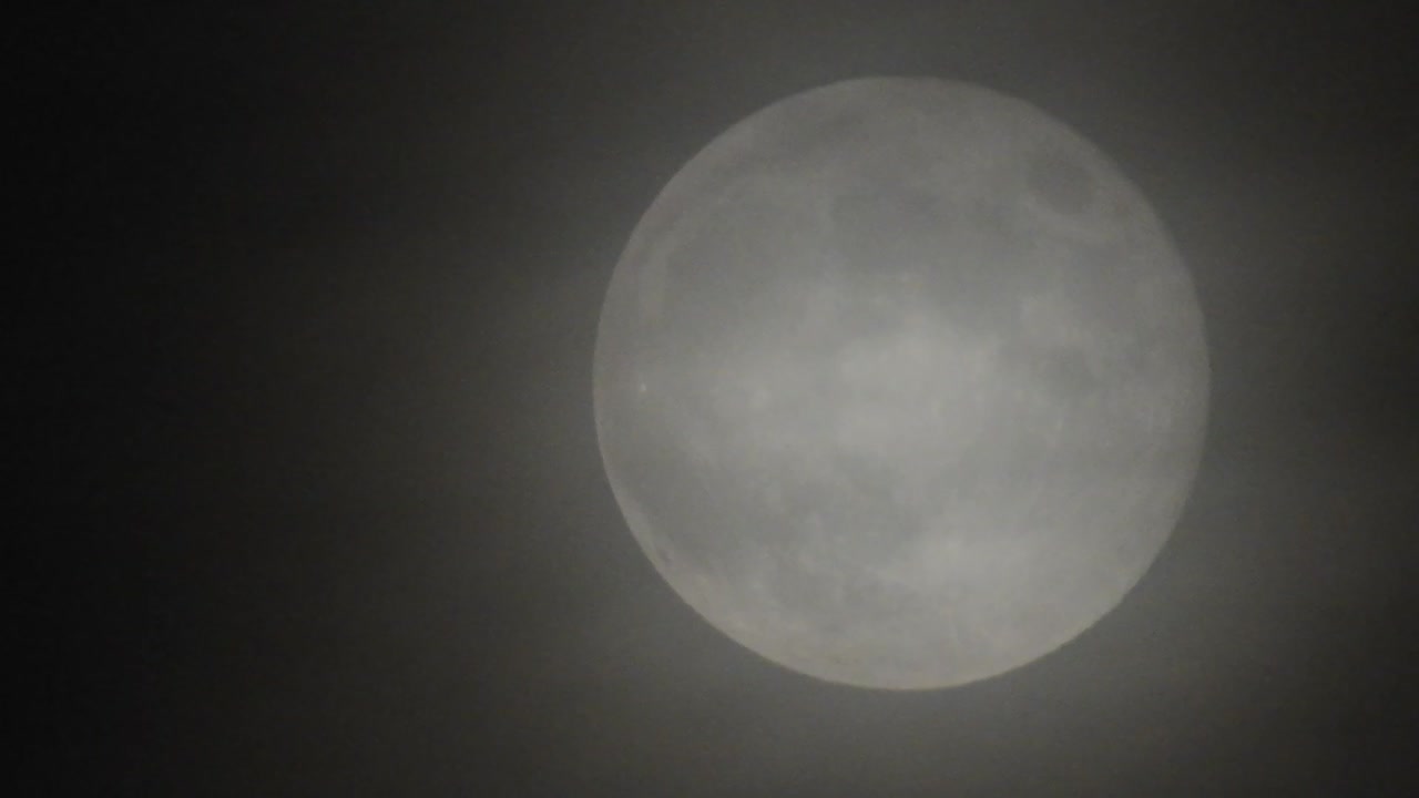 Moon with clouds at night