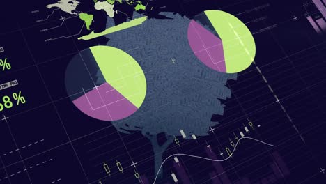 Animation-Der-Infografik-Schnittstelle-Mit-Datenbank-über-Digitalem-Baum