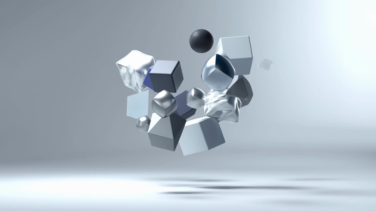 Composizione di forme geometriche astratte