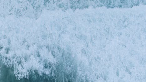 Aerial-Top-Down-Drone-View-Of-Surfers-El-Tunco-El-Salvador