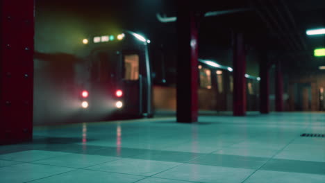 empty train station during the covid-19 pandemic