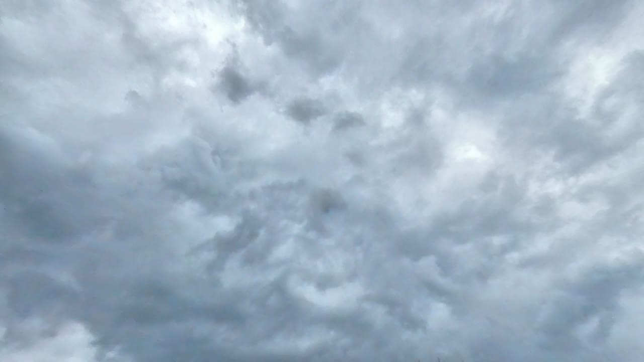 A timelapse of the clouds after the storm