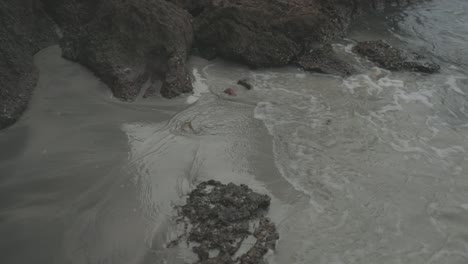 looking at the water on the beach. (slowmotion - angle 001)