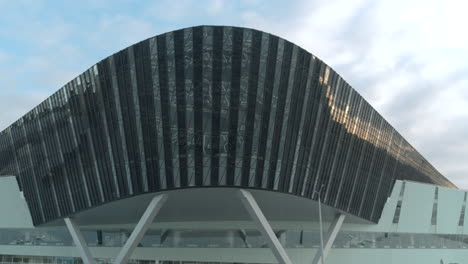 modern sports arena exterior