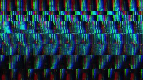 diseño único abstracto animación digital ruido de píxeles error de fallo daño de video