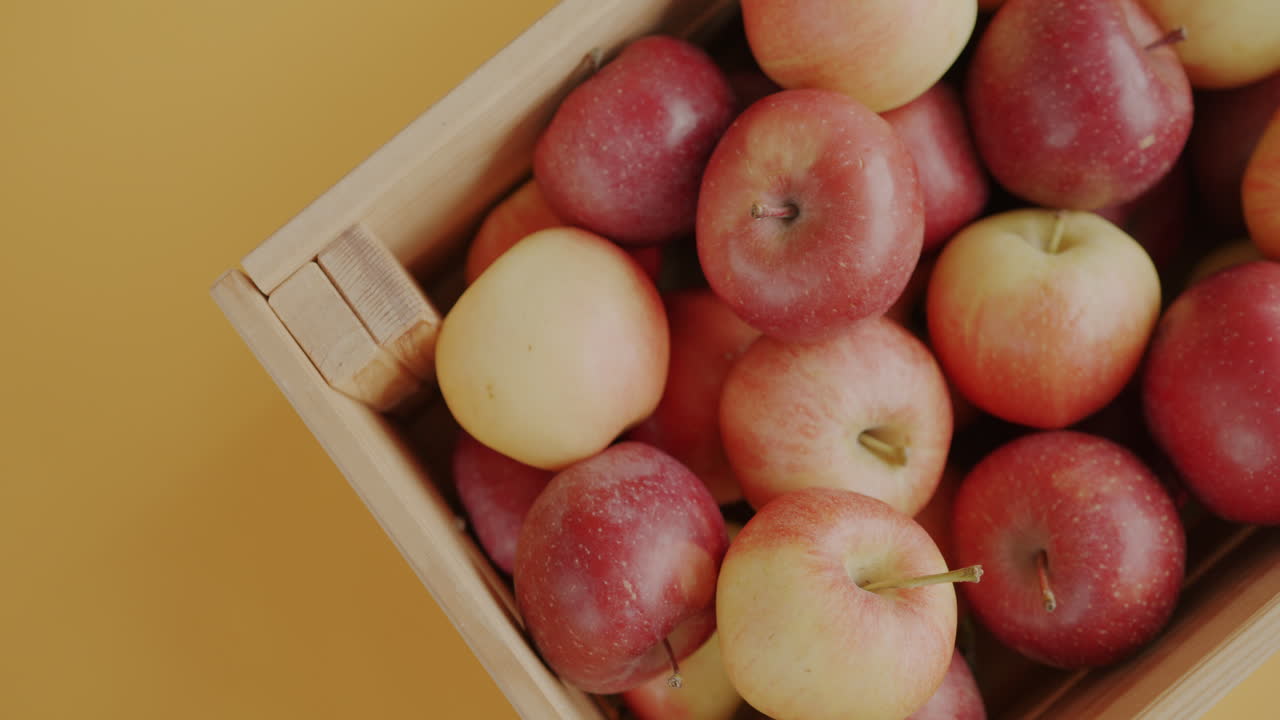 Apples in Wooden Crate
