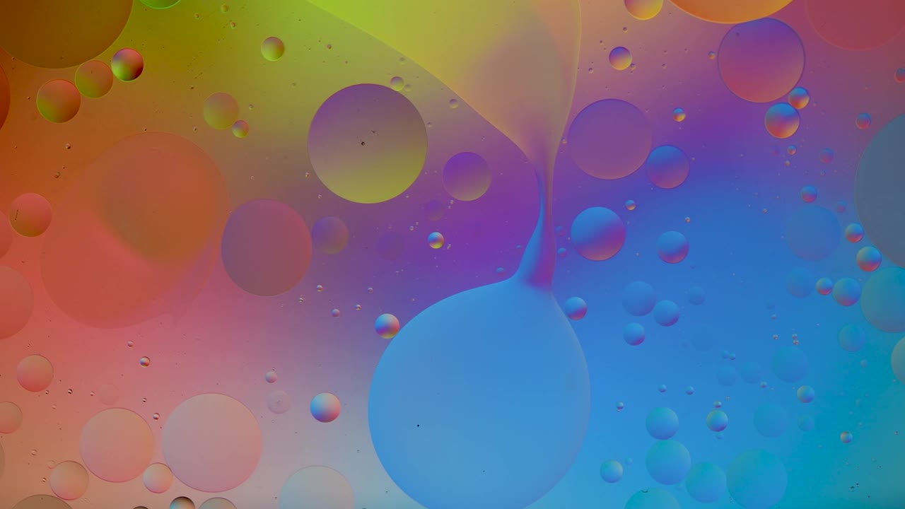 Abstract Colorful Bubbles