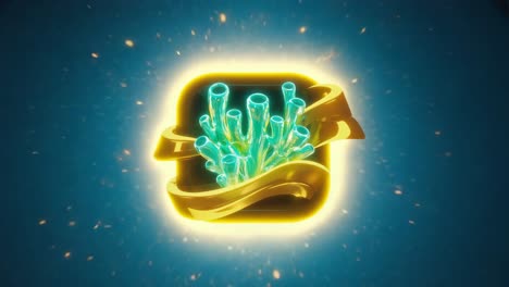 glowing coral