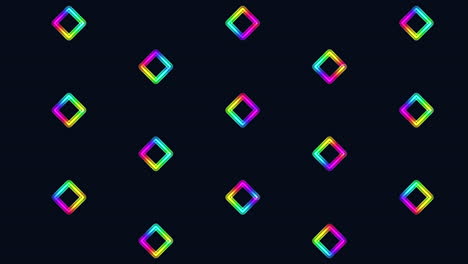 incrustaciones de diamantes patrones brillantes de color en un lienzo oscuro