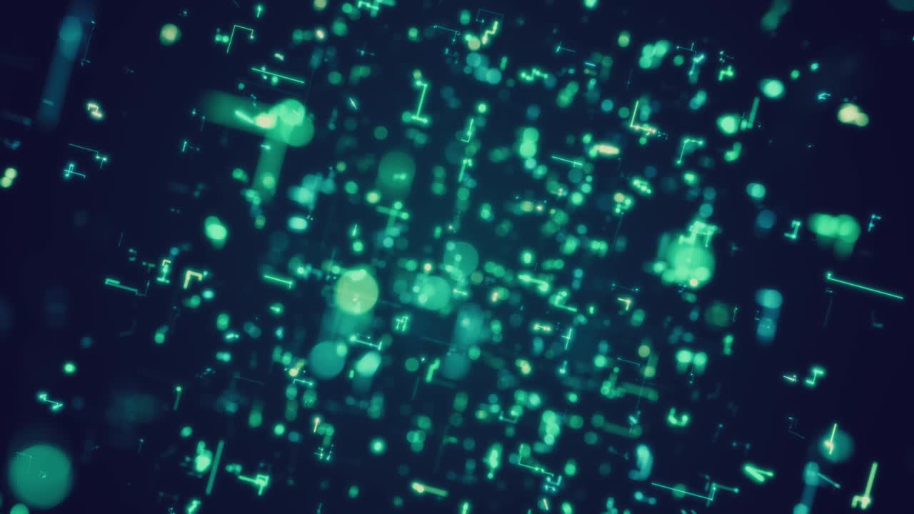 tecnología abstracta concepto de fondo de big data. movimiento del flujo de datos digitales.