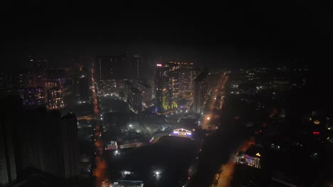 Diwali-drone-shot-kashimira-miraroad-thane-fireworks-jp-infra