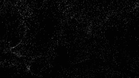 abstract particles on black background