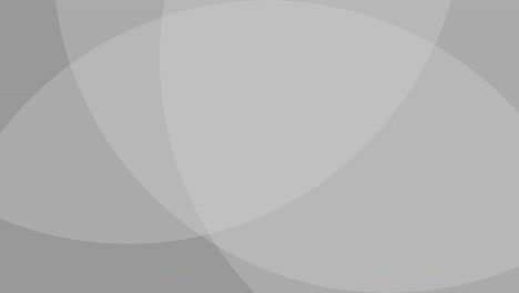 abstract loopable geometric background of overlapping light gray circles in slow motion animation