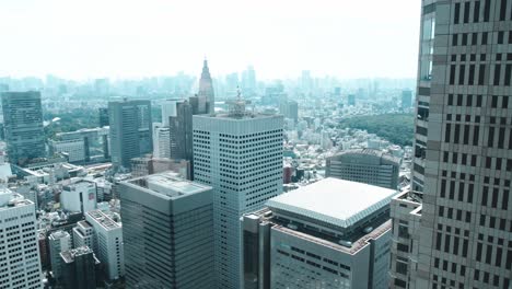 aerial view of tokyo cityscape