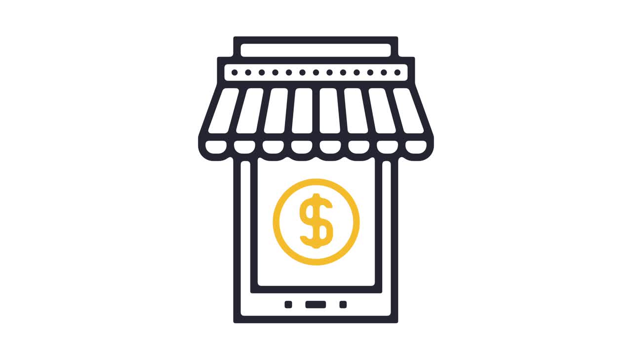 animación del icono de venta para móviles